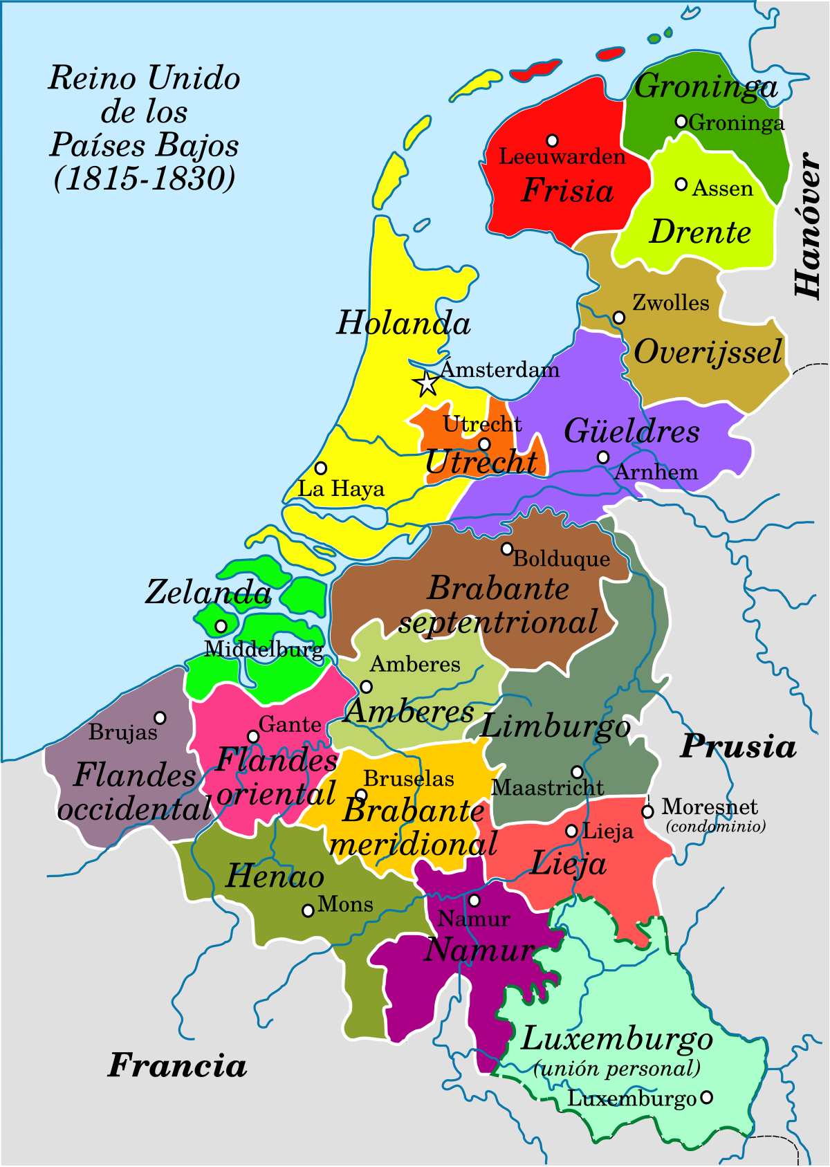 Holanda Mapamundi / Mapa de Holanda - Mapa Físico, Geográfico, Político