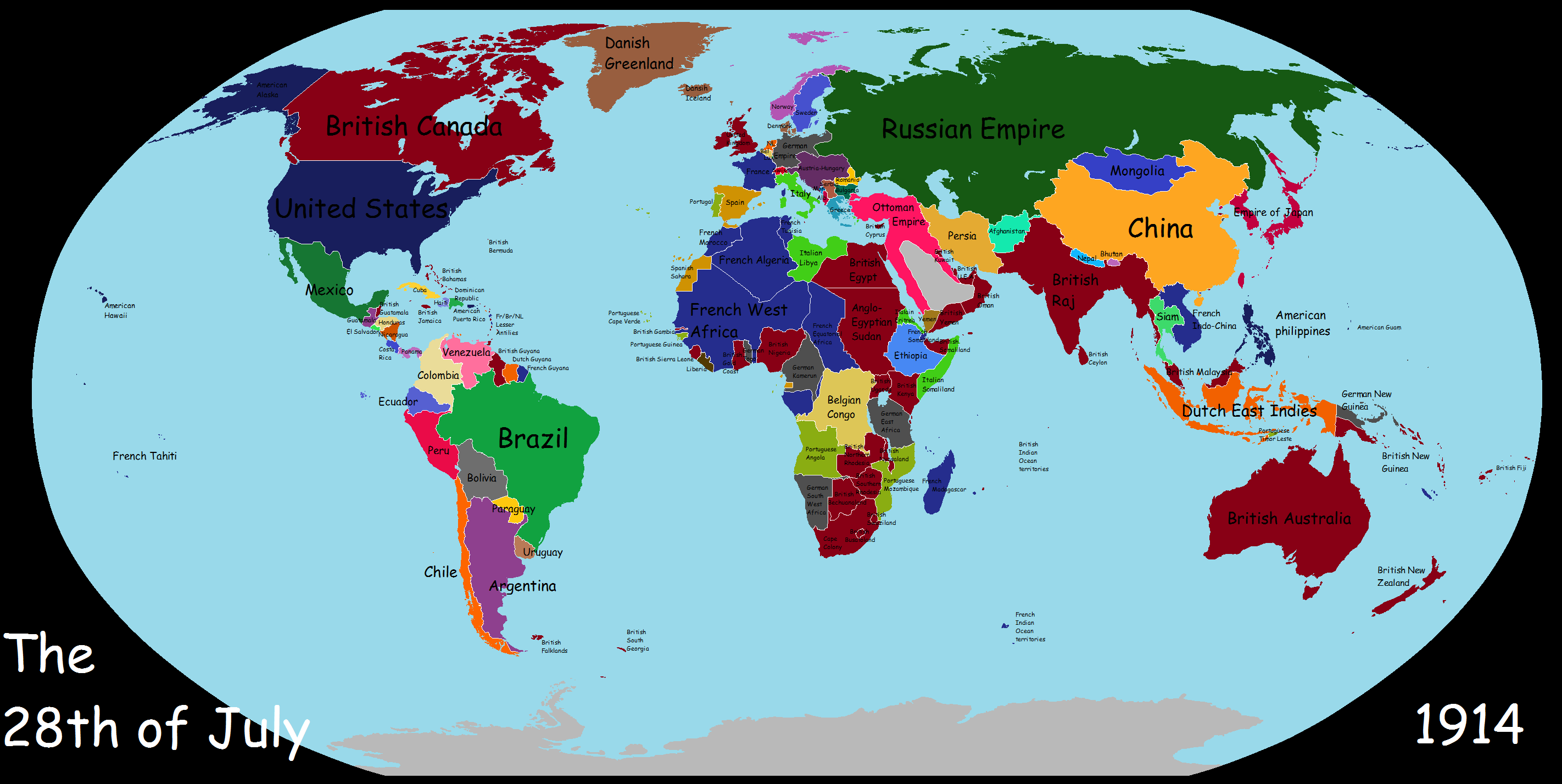 the situation in the world after the wwi