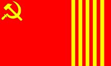 Bandera comunista catalana