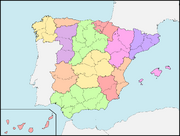 División Política de España (1833)