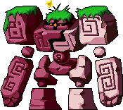 Mob Flaming Mixed Golem