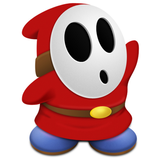 Image 1909819shy guy.png Mario Ememies,Bosses,and Mario with a