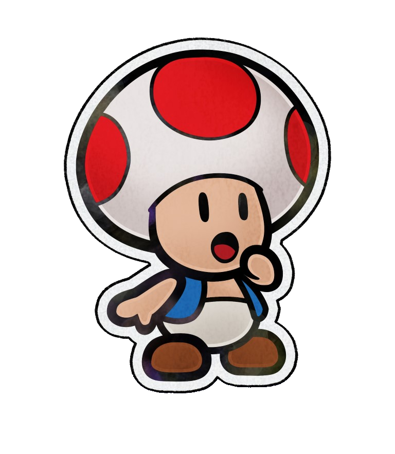 Imagen Paper Toadpng Mario Fanon Wiki Fandom Powered By Wikia 