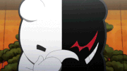 Monokuma laughing