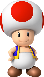 NSMBW Artwork Toad