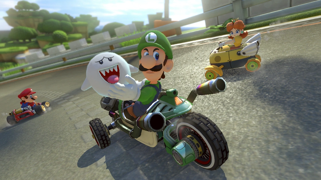Mario Kart 8 Deluxe Blauen Panzer Abwehren