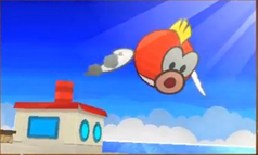 Big Cheep Cheep Paper Mario Sticker Star