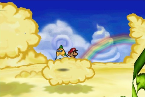 cloudy climb mariowiki fandom powered by wikia paper mario flower fields beanstalk