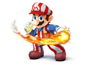 NES Open Tournament Golf Mario Costume réutilisé pour les Super Smash Bros