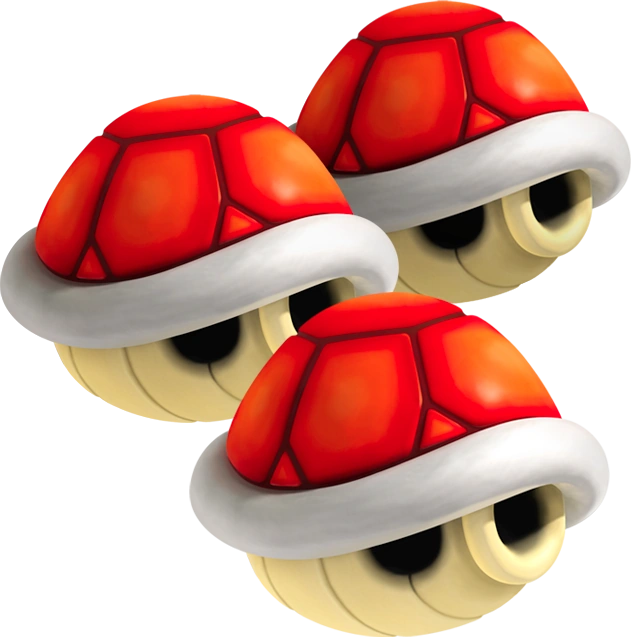 Triple Red Shell (Item) MarioWiki FANDOM powered by Wikia