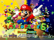 Mario Party 6 Title Screen
