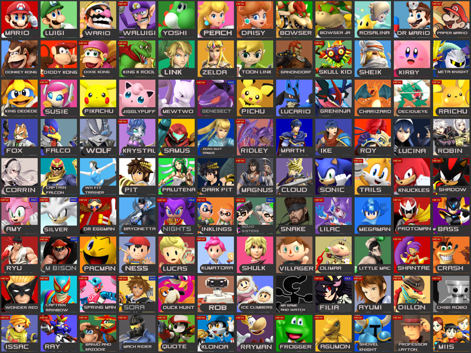 image super smash bros 5 characters png mariowiki fandom
