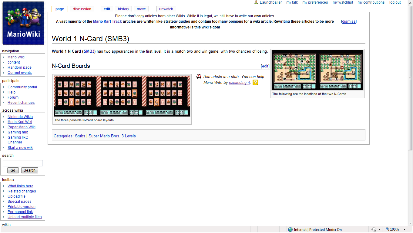 Talk:World 1 N-Card (Super Mario Bros. 3) | MarioWiki ...