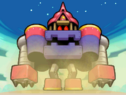 Super Robot Peach contrôlé par Gracowitz et l'Astre Noir
