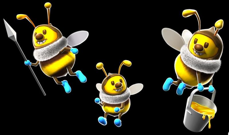 anime bee mario anime bee mario