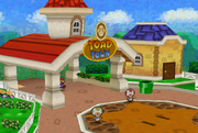 Mario Entering Toad Town (Paper Mario)