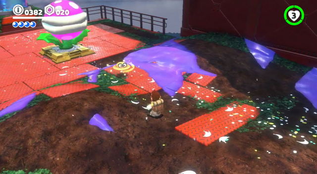 Imagen Super Mario Odyssey Big Poison Piranha Plantpng Super Mario Wiki Fandom Powered By 2784