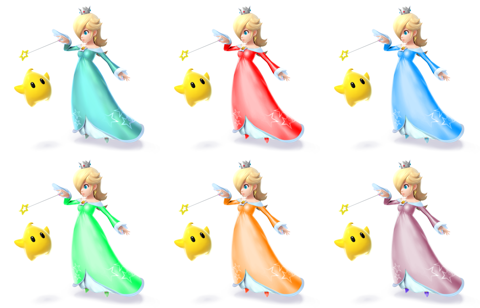 Imagen Super Mario 3d World Rosalina Icon Alternate Colorscostumes