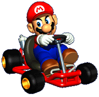 image mario artwork mario kart 64 gif mariowiki fandom