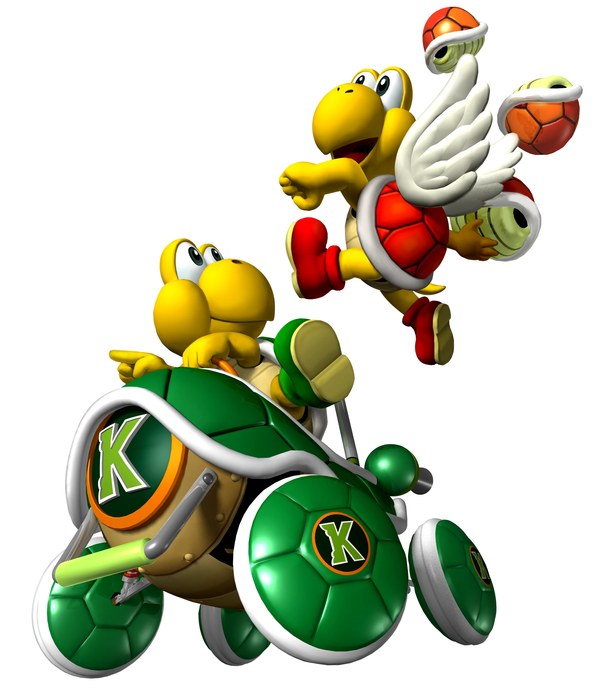 Image Koopa Troopa and Paratroopa MKDD.png Wiki Mario FANDOM
