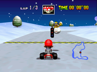 MK64 Screenshot Polar-Parcours