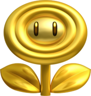 NSMB2 Artwork Goldene Blume