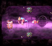 DKC3 Screenshot Giftiges Wasser