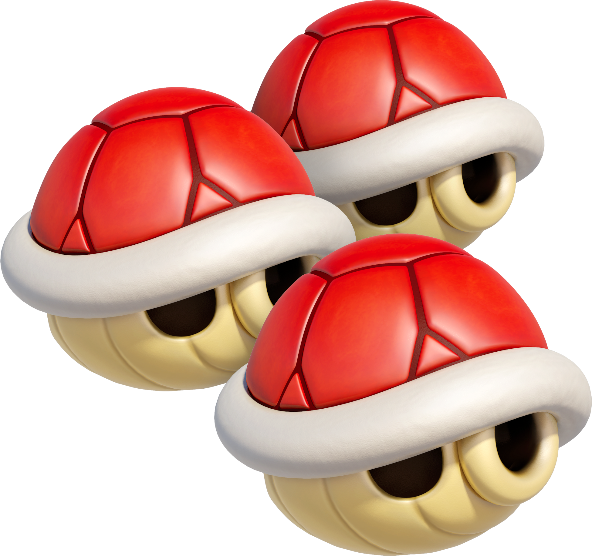 Triple Red Shells