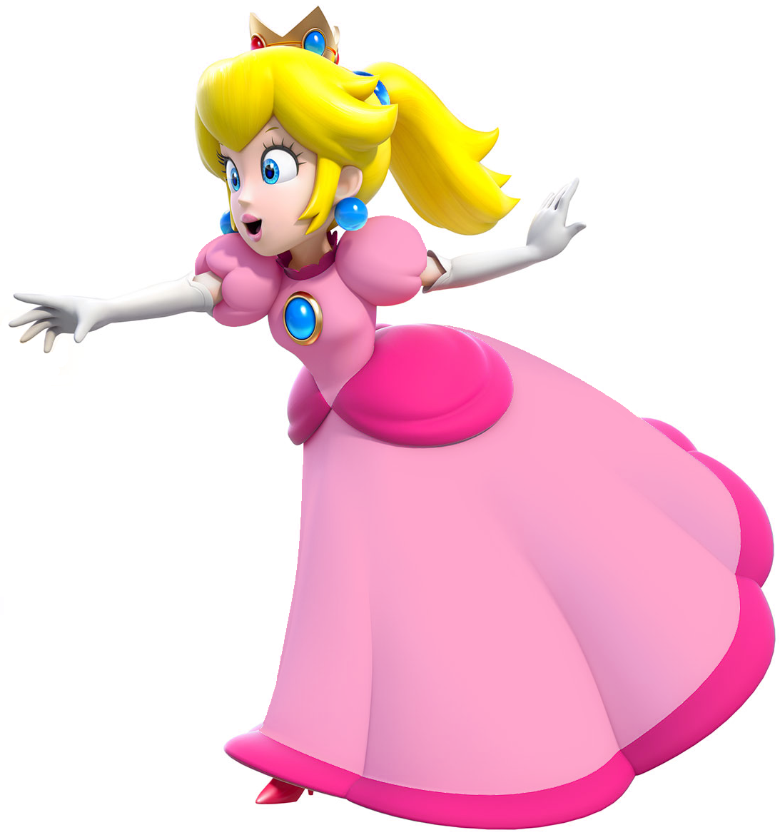 Image - Princess Peach in Ponytail.png | Super Mario Fanon | FANDOM ...