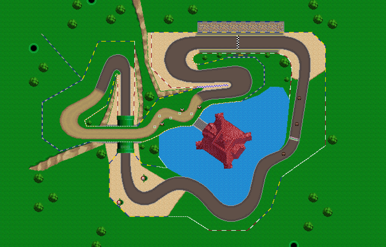 Layouts Mario: Mario Kart Track Layouts