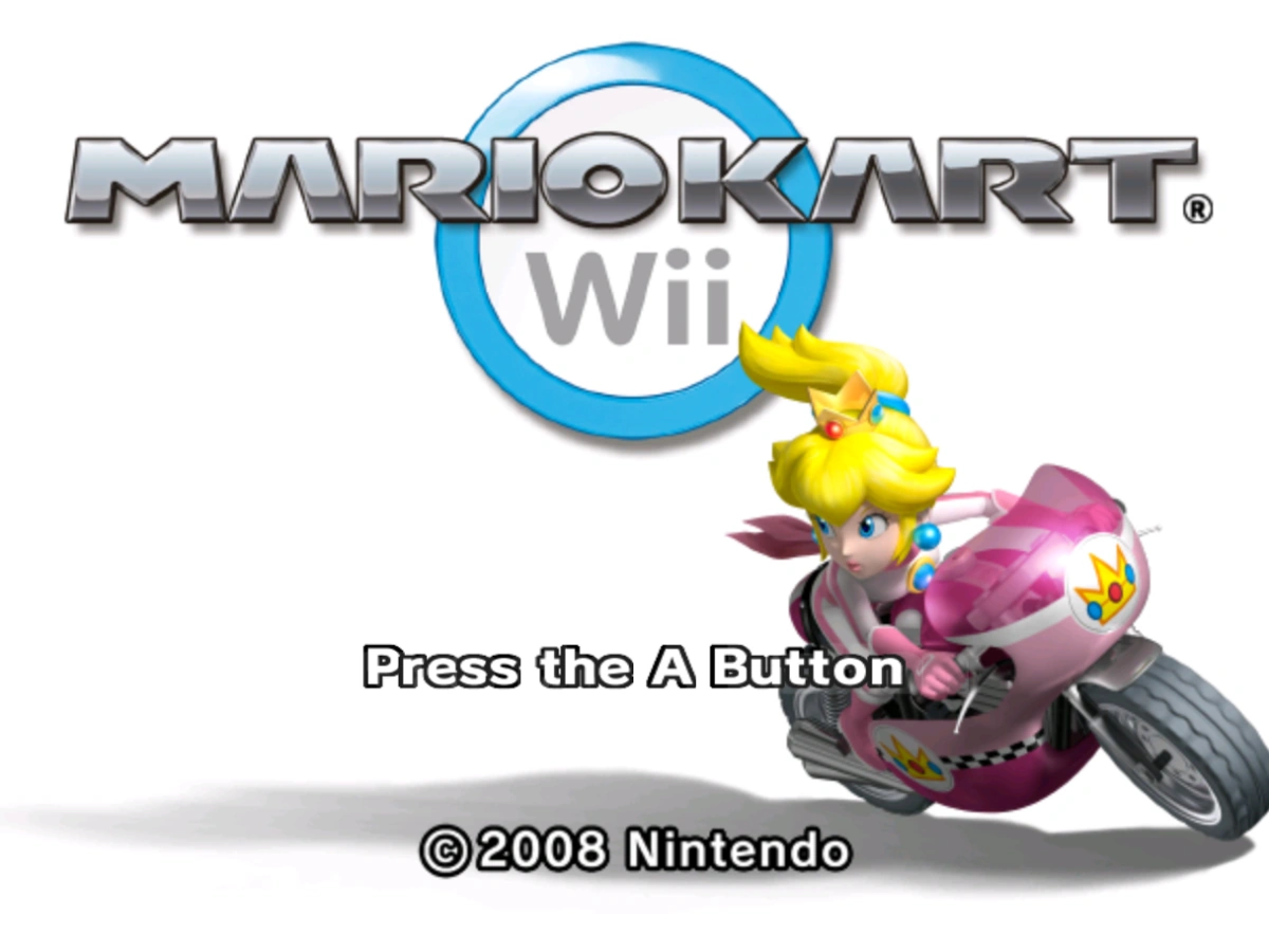 Image Alternate Title Screen (Mario Kart Wii) (Peach).png Mario