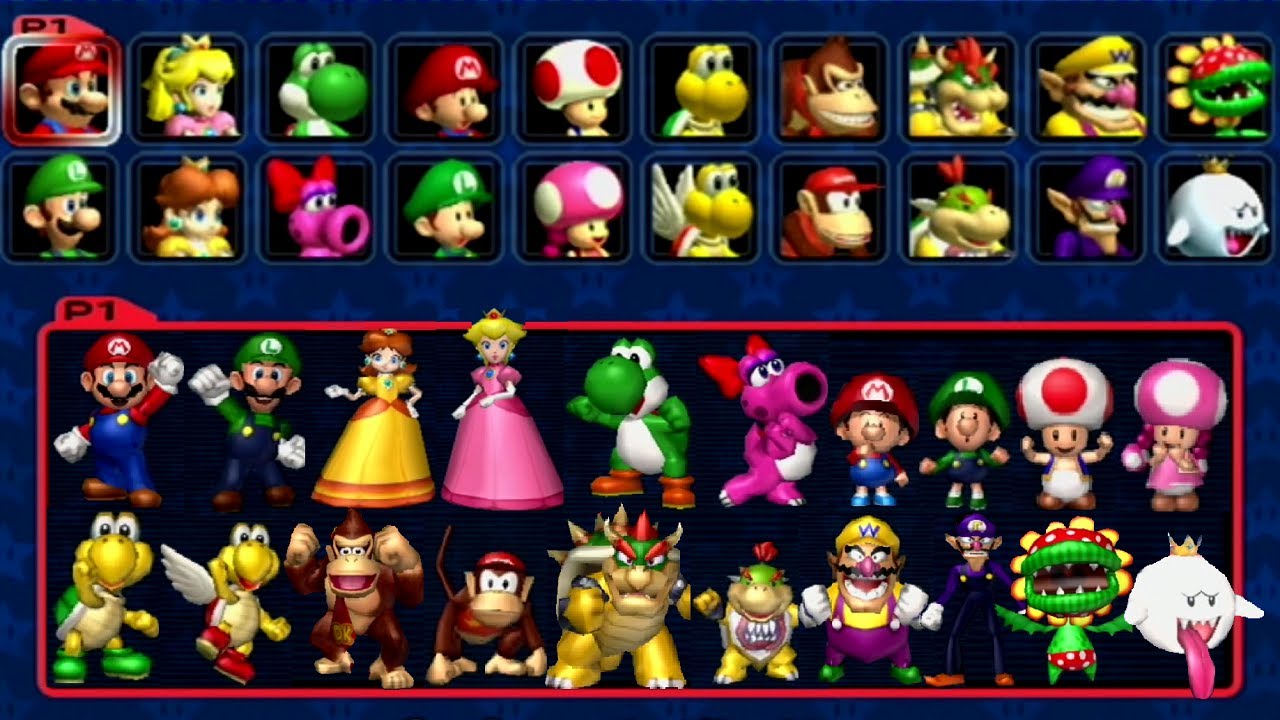 File Mario Kart Double Dash Characters