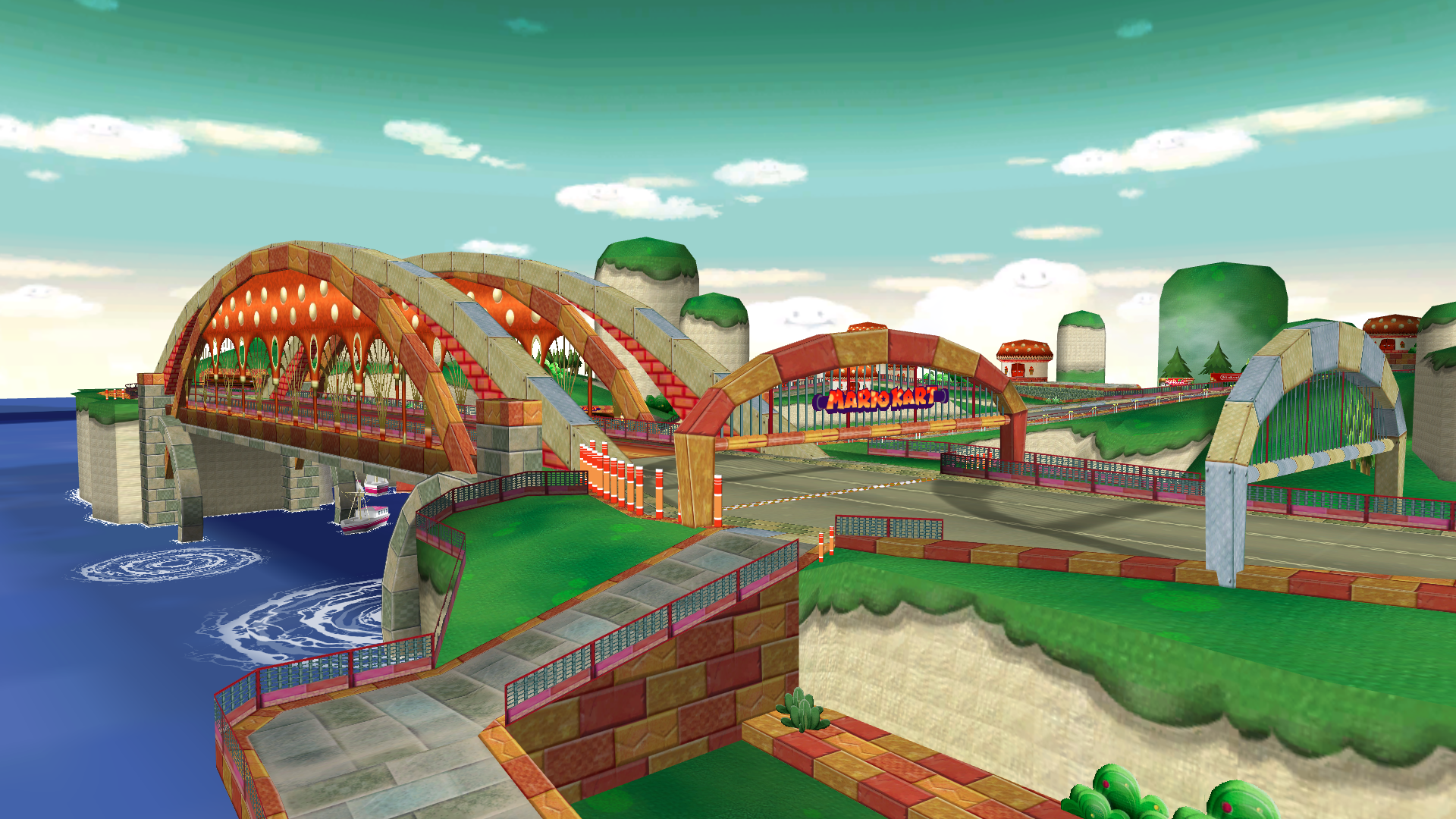Mushroom Bridge | Mario Kart Racing Wiki | Fandom