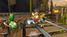 Wario's Bike is awesome