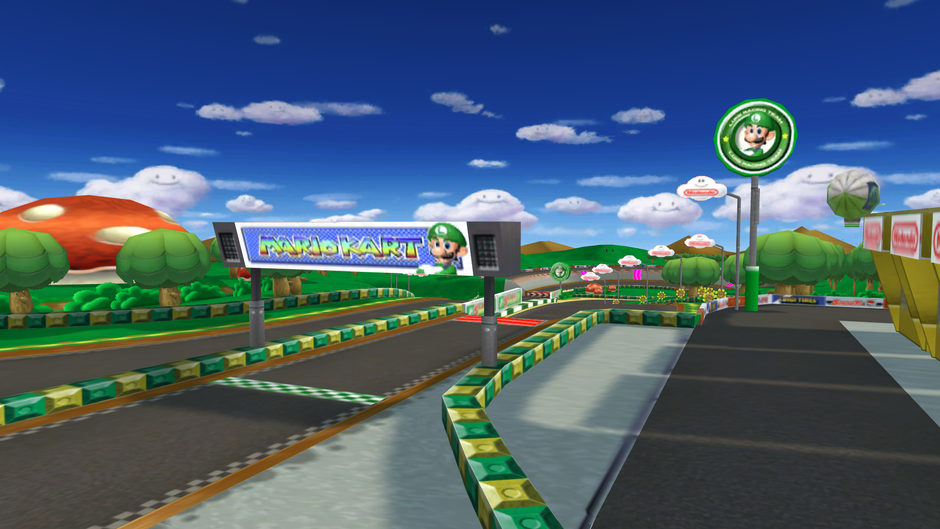 Luigi Circuit Gcn Mario Kart Racing Wiki Fandom 2570