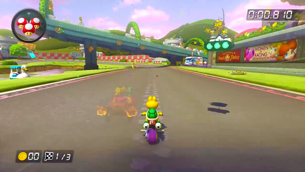 staff ghosts mario kart