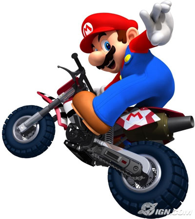 mario retro bike
