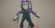 Waluigi with knives