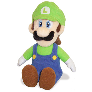 crazy mario bros luigi plush