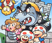 Bowser and Peach original SMB