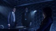 Ward and Coulson interviewing Skye