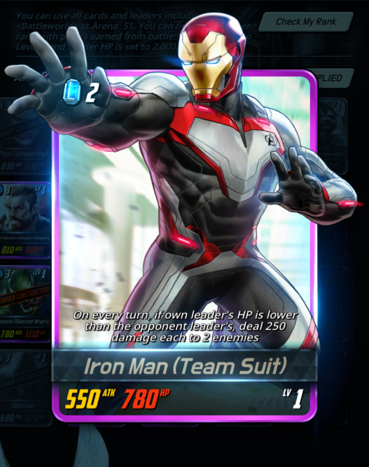 Iron Man Team Suit Marvel Battle Lines Wiki Fandom