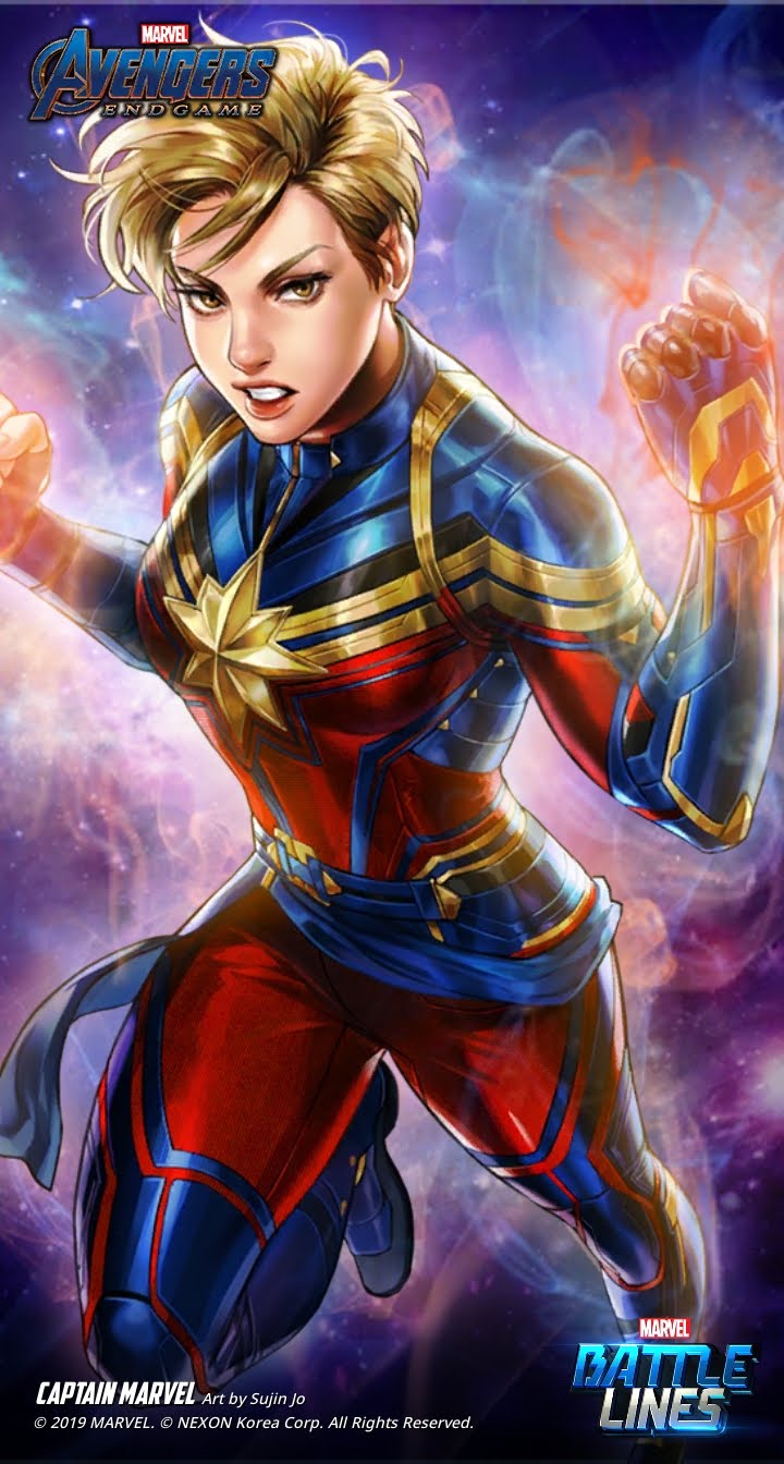 Captain Marvel (Marvel's Avengers: Endgame) | Marvel Battle Lines Wiki |  Fandom