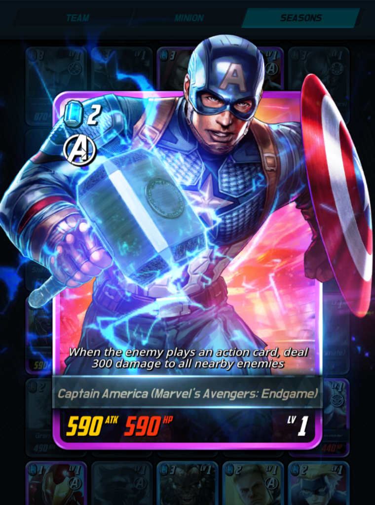 Captain America (Marvel's Avengers: Endgame)  Marvel Battle Lines Wiki  Fandom