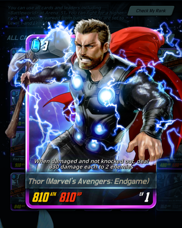 Thor Marvel S Avengers Endgame Marvel Battle Lines Wiki Fandom