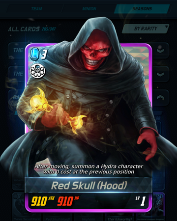 Red Skull Hood Marvel Battle Lines Wiki Fandom