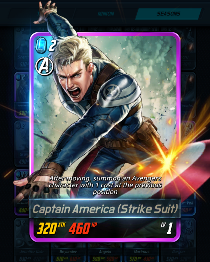 captain america strike suit