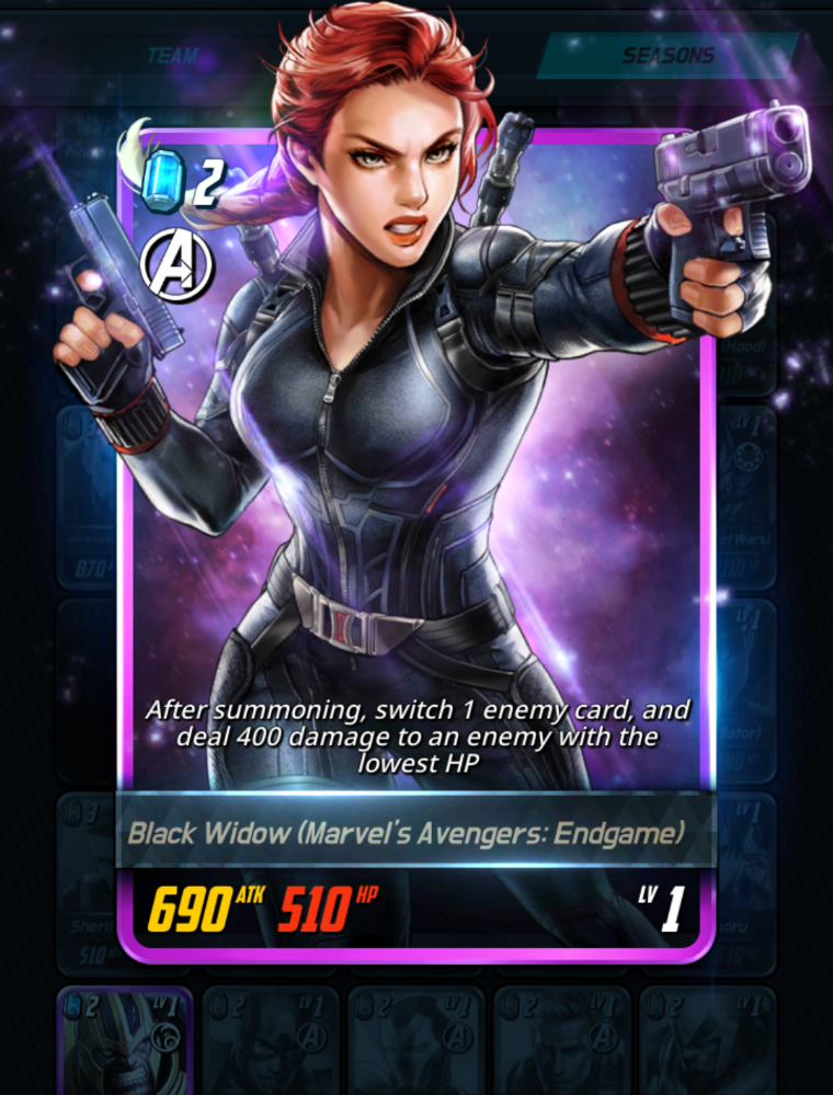 Black Widow Marvels Avengers Endgame Marvel Battle