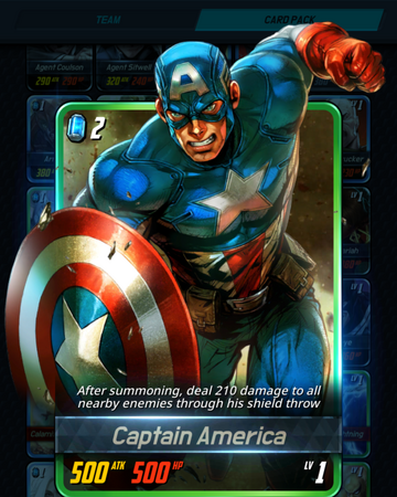 Captain America | Marvel Battle Lines Wiki | Fandom