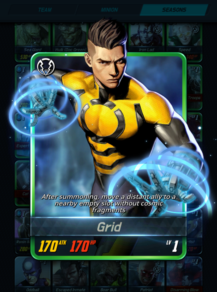marvel characters grid marvel characters grid